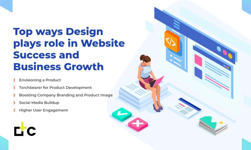 Top ways design plays role in website success and business growth